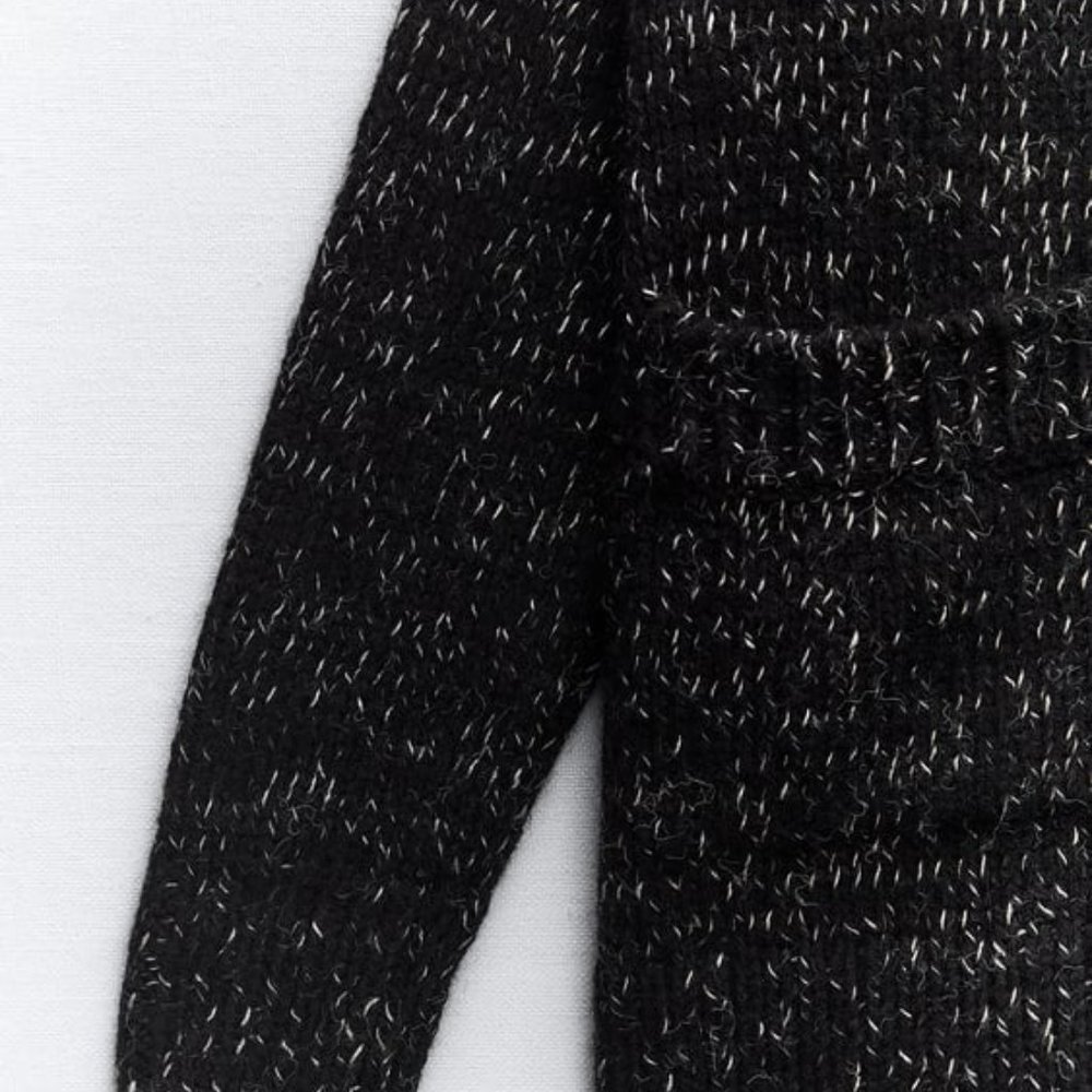 NWT ZARA POCKET KNIT CARDIGAN S, M 4331 - Picture 7 of 8